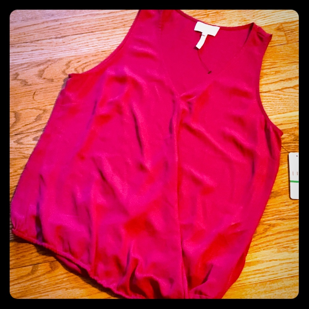 Fushia Laundry Sleeveless Blouse